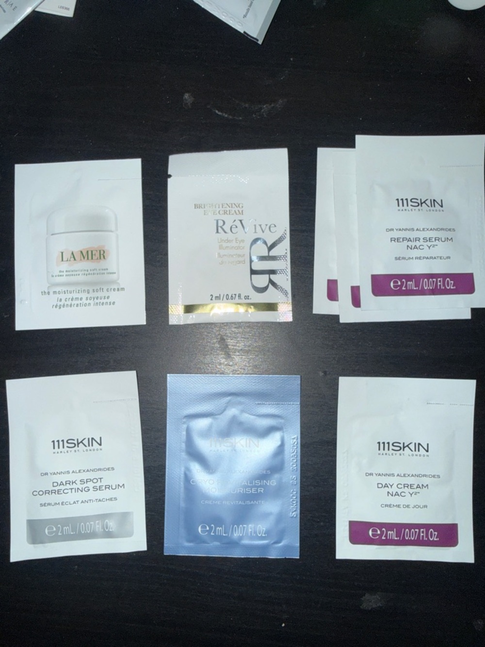 Luxury Skincare Sample Set - White and Lavender Sachets